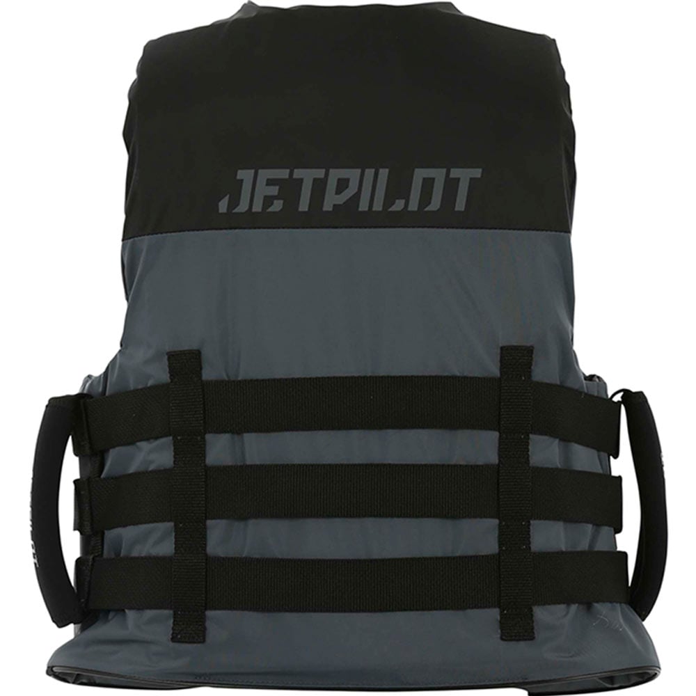 Jetpilot Strike nylon zwemvest zwart met super grip handvaten 3