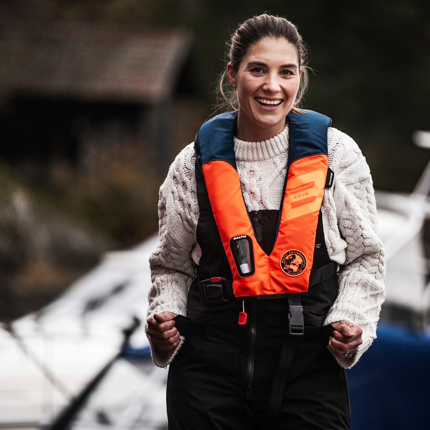 Baltic Epiq 165N automatisch reddingsvest oranje/navy 7