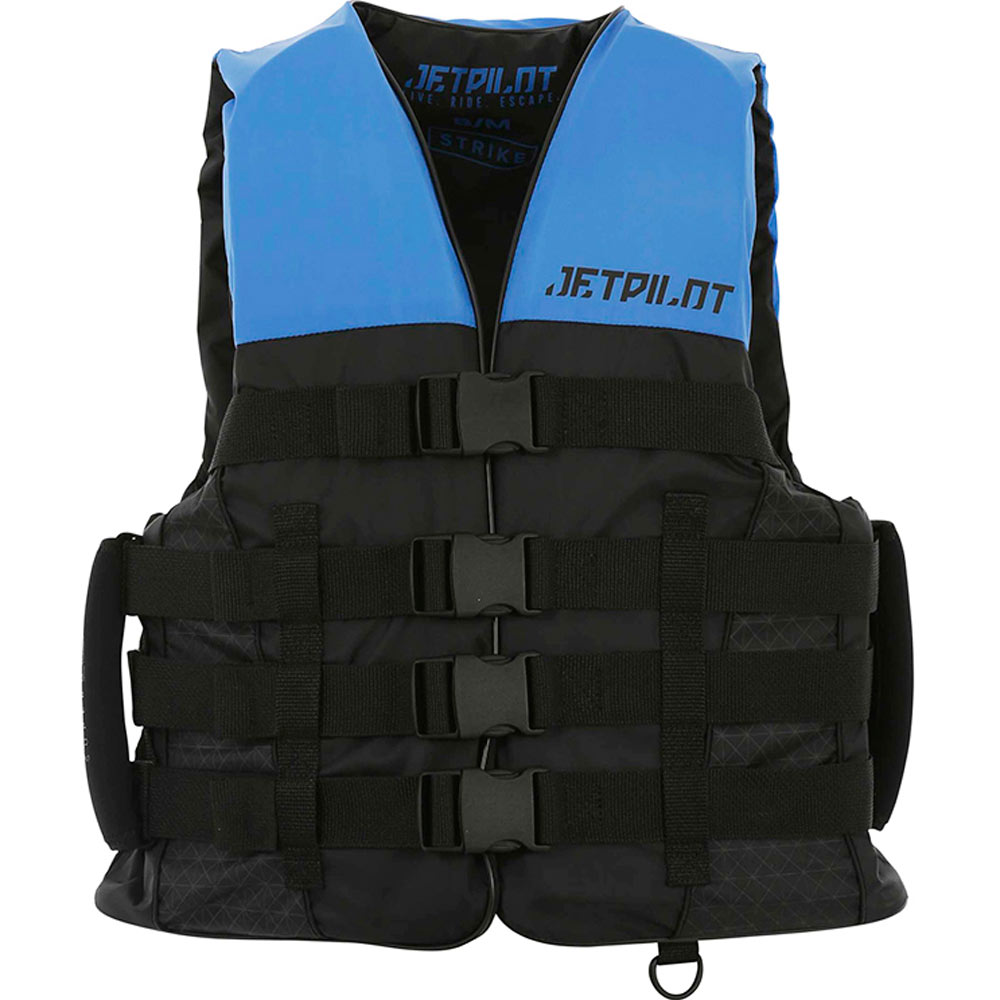 Jetpilot Strike nylon zwemvest blauw met super grip handvaten 1