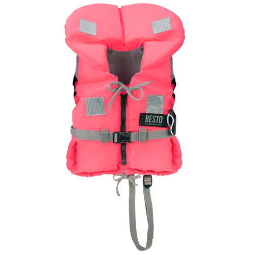 Besto comfort kinderreddingsvest 100n 30-40kg roze 1