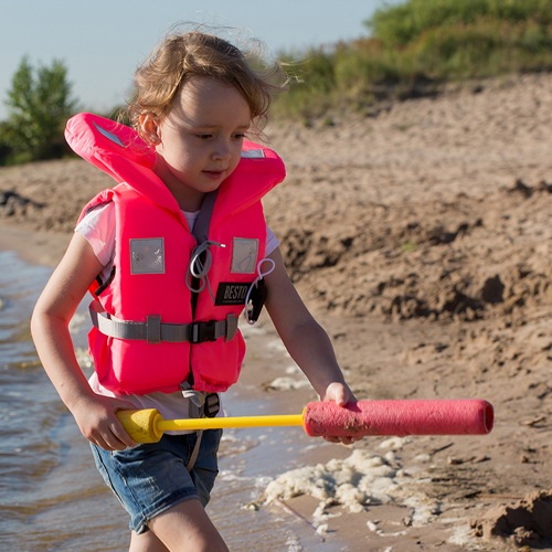 Besto comfort kinderreddingsvest 100n 30-40kg roze 4