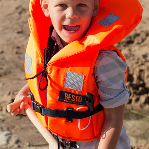 Besto comfort kinderreddingsvest 100n 20-30kg oranje 3