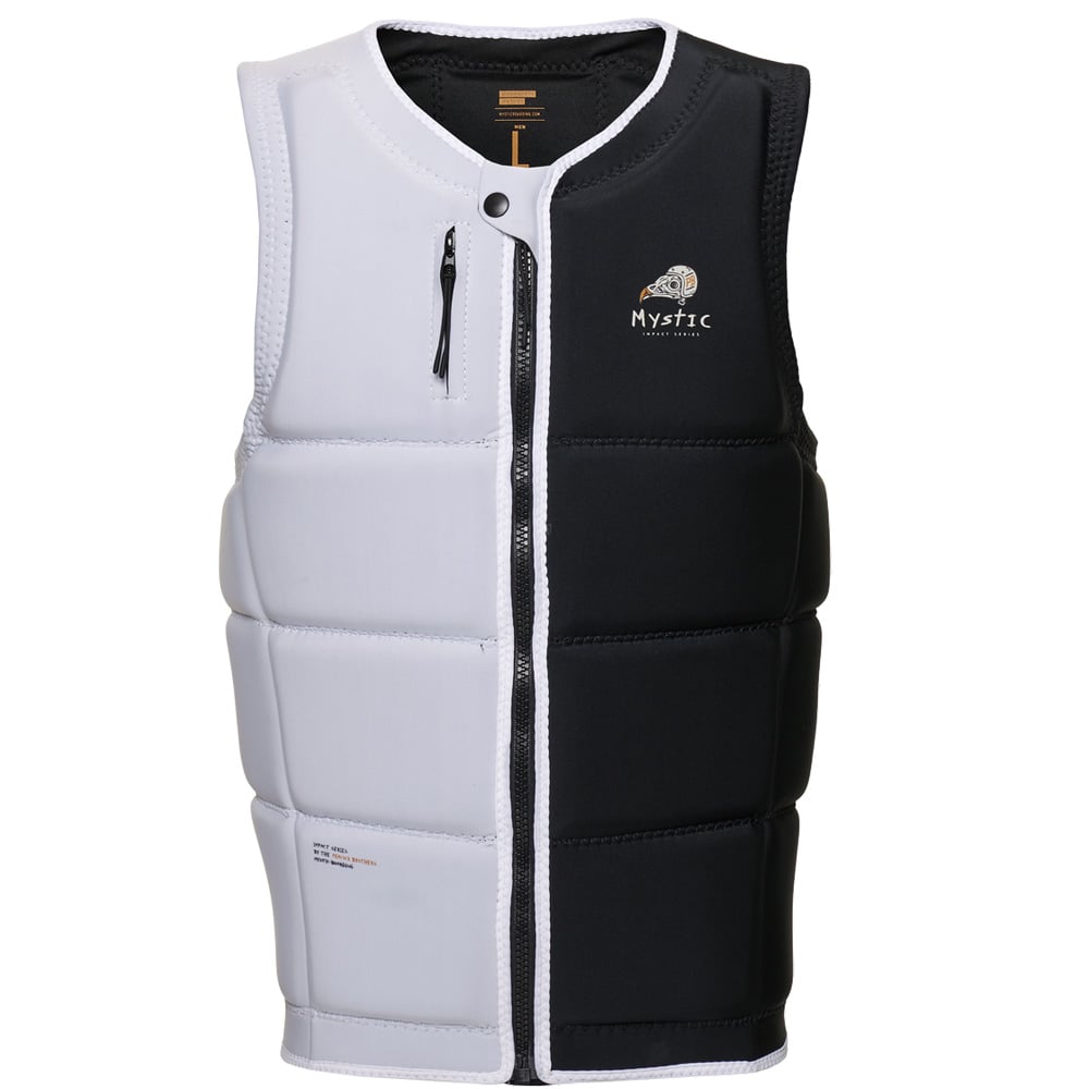 Mystic Peacock Impact Vest heren zwart/wit 1