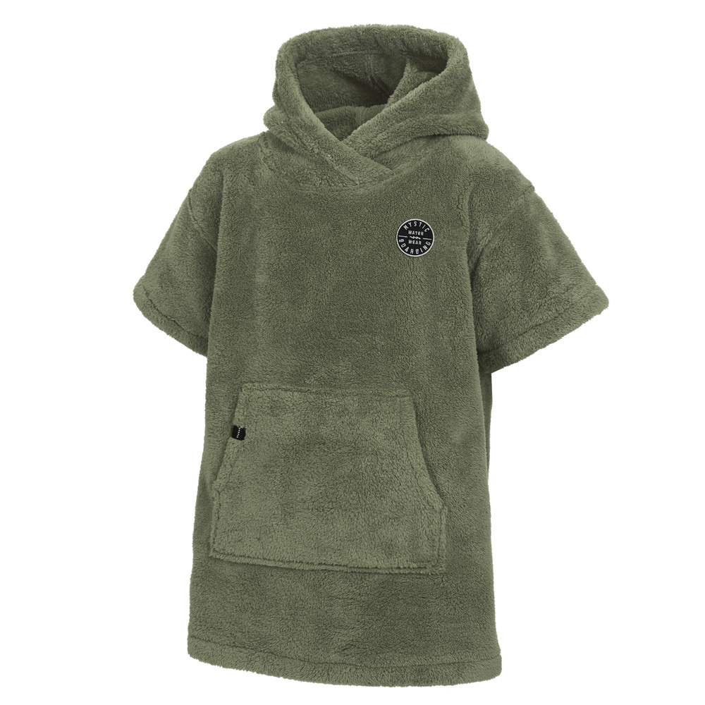 Poncho Teddy Kids olijf groen