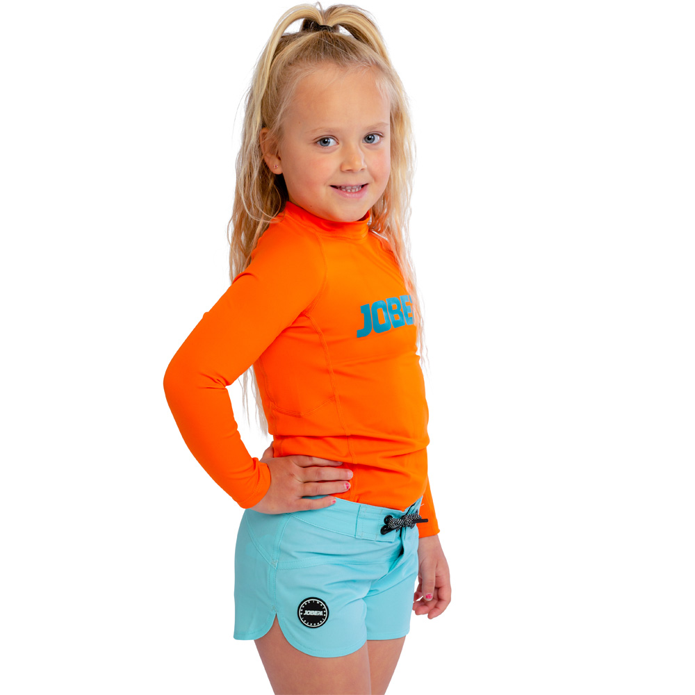 Jobe Rash Guard lange mouwen Kids Fire oranje 4