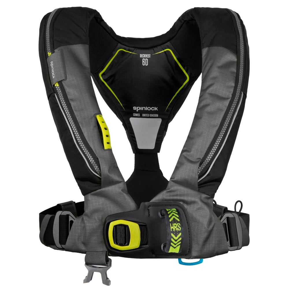 Spinlock Deckvest 6D 170N, steenkool grijs, quick release 4