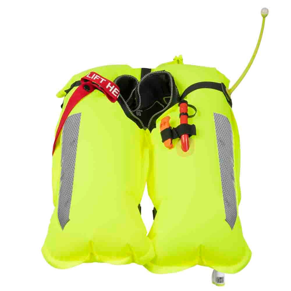 Spinlock Deckvest 6D 170N, citrus geel, quick release 4