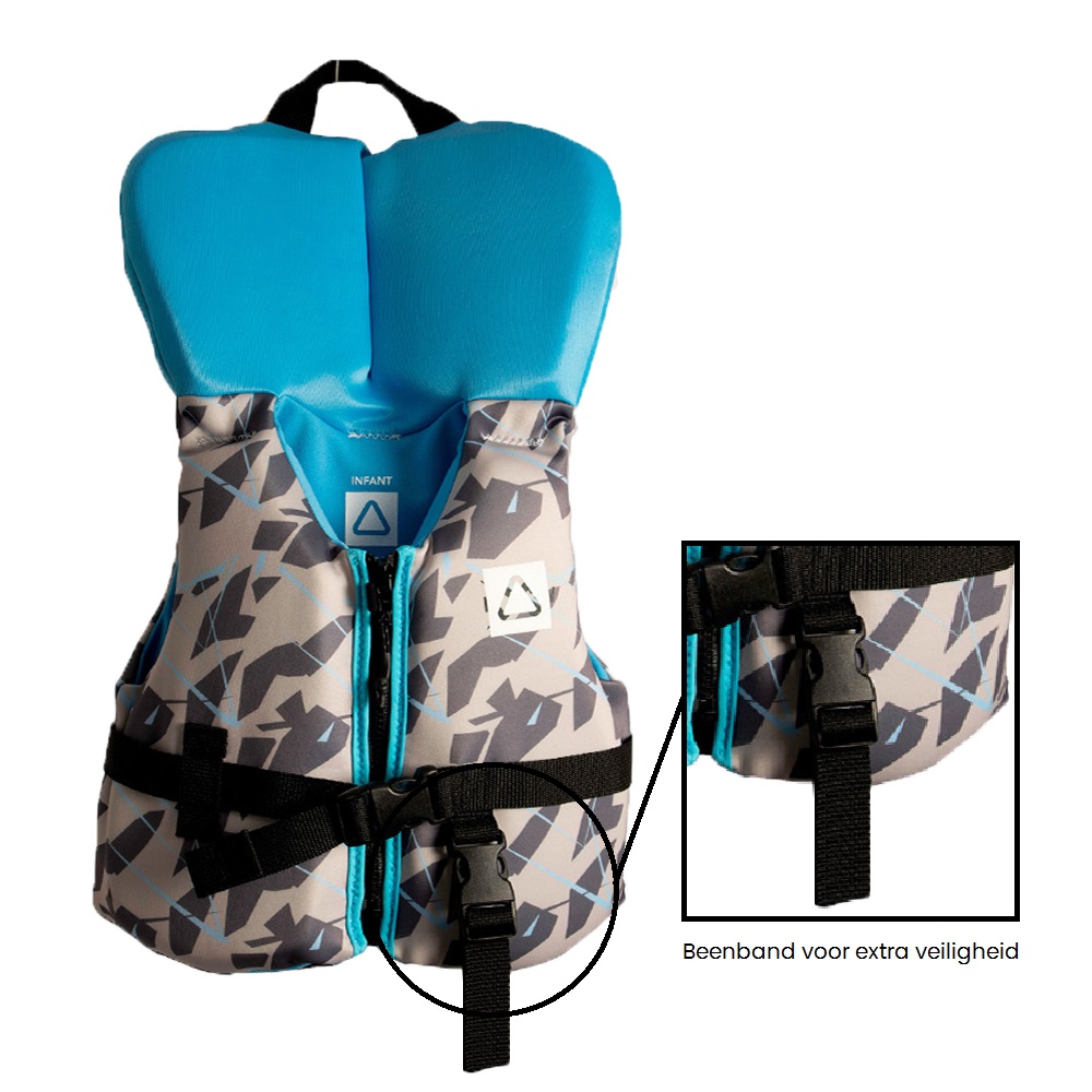 Follow Pop Baby ISO reddingsvest grijs/blauw tot 20kg 2