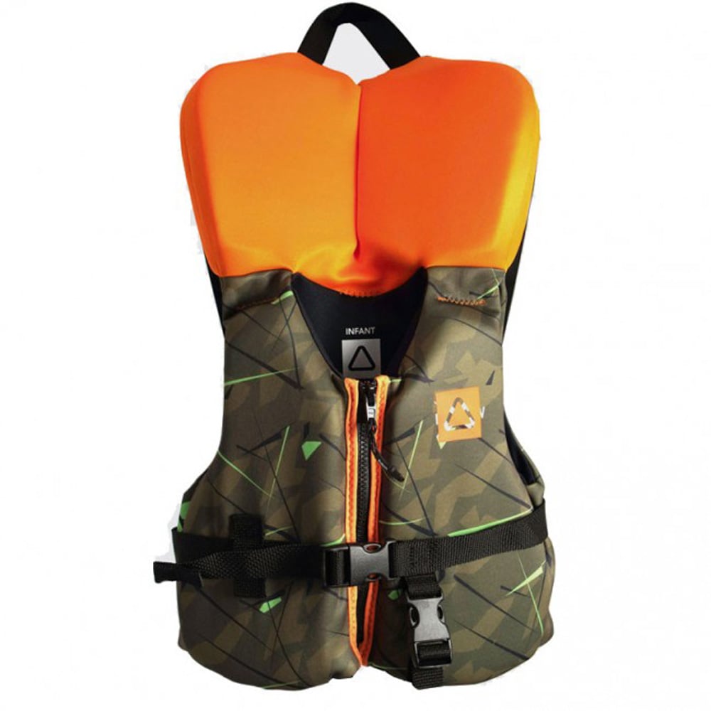 Follow Pop Baby ISO reddingsvest groen/oranje tot 20kg 3